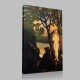 Henri Rousseau-Nasty surprise Canvas Henri Rousseau-Nasty surprise Canvas