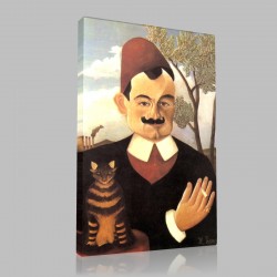 Henri Rousseau-Portrait of Pierre Loti Stampa su Tela