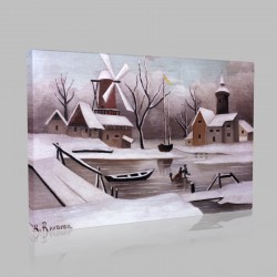 Henri Rousseau-Rousseau Stampa su Tela