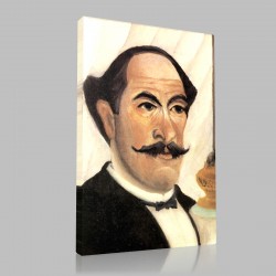 Henri Rousseau-Self-Portrait Stampa su Tela