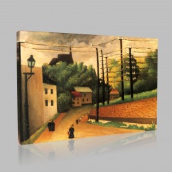 Henri Rousseau-Sight of Malakoff Stampa su Tela