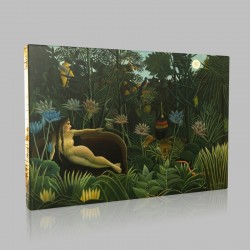 Henri Rousseau-The Dream Stampa su Tela