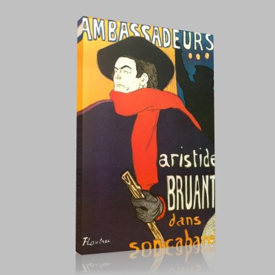 Henri de Toulouse-Bruant aux Ambassadeurs Affiche Canvas