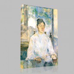 Henri de Toulouse-Comtesse  Toulouse Lautrec Stampa su Tela