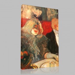 Henri de Toulouse-En cabinet particulierr, ou le rat mort Stampa su Tela