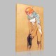 Henri de Toulouse-Femme qui retire ses bas Canvas