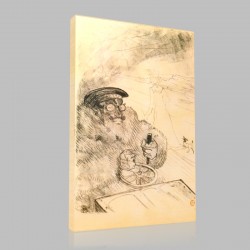 Henri de Toulouse-L'Automobiliste Stampa su Tela