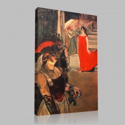 Henri de Toulouse-L'Opéra Messaline à Bordeaux Stampa su Tela