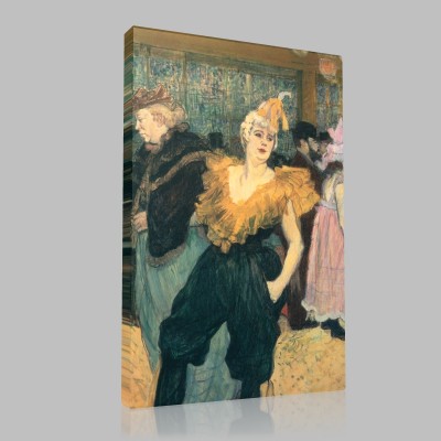 Henri de Toulouse-La Clownesse Canvas Henri de Toulouse-La Clownesse Canvas