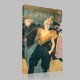 Henri de Toulouse-La Clownesse Canvas