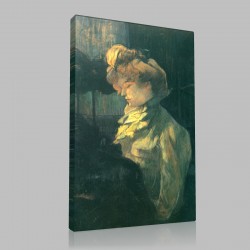 Henri de Toulouse-La Modiste, Mlle Louise Blouet d'Enguin Stampa su Tela