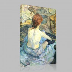 Henri de Toulouse-La Toilette Stampa su Tela