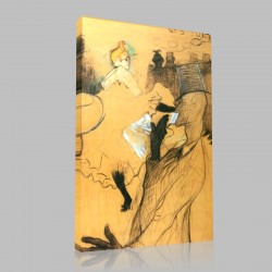 Henri de Toulouse-Moulin-Rouge, la Goulue et Valentin Stampa su Tela