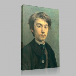 Henri de Toulouse-Portrait d'Emile Bernard Stampa su Tela