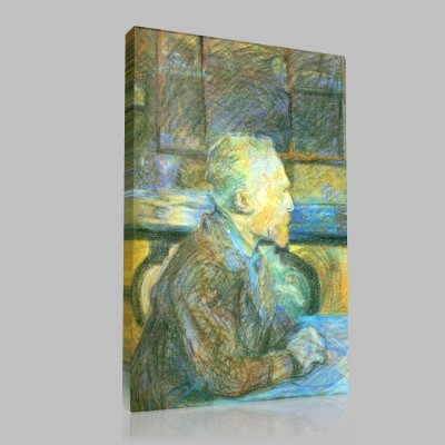 Henri de Toulouse-Portrait de Vincent Van Gogh Canvas