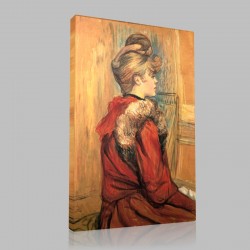 Henri de Toulouse-la Fourrure Stampa su Tela