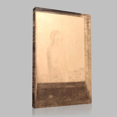 Odilon Redon-Apparition on the Window Canvas