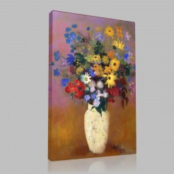 Odilon Redon-Bouquet of Flowers Stampa su Tela