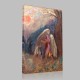 Odilon Redon-Jacob Wrestling with the Angel Canvas
