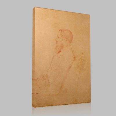 Odilon Redon-Portrait of Arthur Fontaine Canvas Odilon Redon-Portrait of Arthur Fontaine Canvas