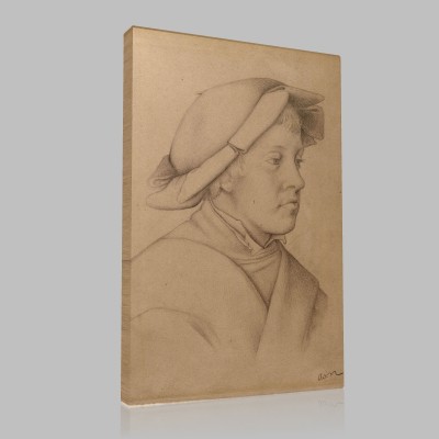 Odilon Redon-Portrait of a Young Men Canvas Odilon Redon-Portrait of a Young Men Canvas