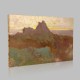 Odilon Redon-Rocky Peak Canvas
