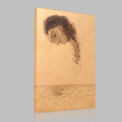 Odilon Redon-The Chimera Stampa su Tela