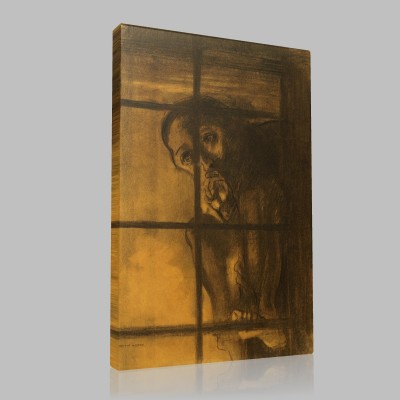 Odilon Redon-The Convict Stampa su Tela