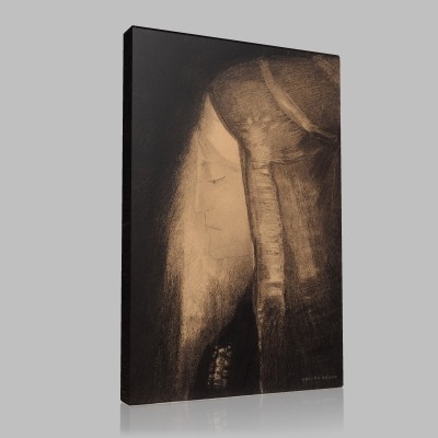 Odilon Redon-The Fairy Stampa su Tela