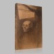 Odilon Redon-Through the Crack a Death's-Head Was Projected Stampa su Tela