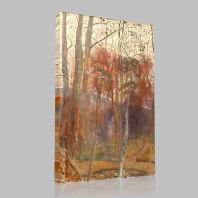 Odilon Redon-Trees in Bievres Canvas