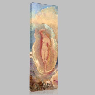 Odilon Redon-Venus in the Shell Stampa su Tela