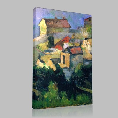 Paul Cezanne-La Mer à l'Estaque,Détail Canvas