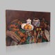 Paul Cezanne-Still Life with Ginger Jar, Sugar Bowl, and Oranges Stampa su Tela