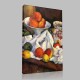 Paul Cezanne-Still life (fruits, jug, fruit dish) Detail Stampa su Tela