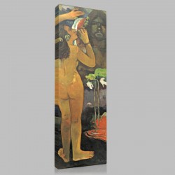Paul Gauguin-The Moon and the Earth Stampa su Tela
