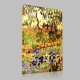 Van Gogh-Garden in flowers, Detail Canvas