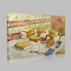 Van Gogh-Nature morte aux romans policiers Stampa su Tela
