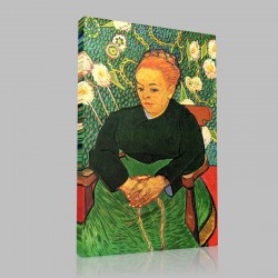 Van Gogh-Portrait of Augustine Roulin Stampa su Tela