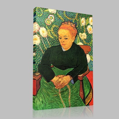 Van Gogh-Portrait of Augustine Roulin Stampa su Tela