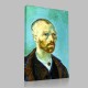 Van Gogh-Self-Portrait Dedicated to Paul Gauguin Canvas