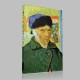 Van Gogh-Self-Portrait with Bandaged Ear, c.1889 Canvas