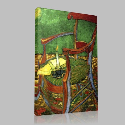 Van Gogh-The Armchair off Gauguin Stampa su Tela