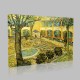 Van Gogh-The Asylum Garden at Arles Stampa su Tela