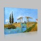 Van Gogh-The Langlois Drawbridge Canvas
