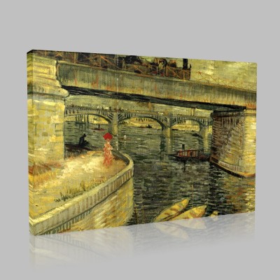 Van Gogh-The bridge of Asnières Canvas