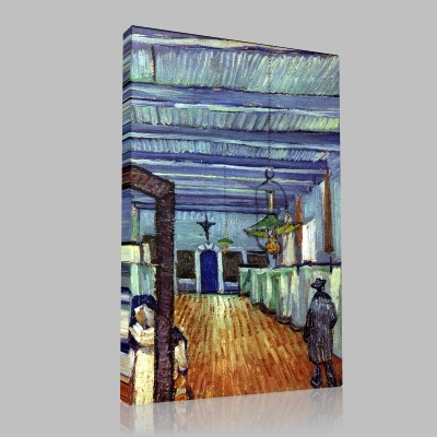 Van Gogh-The hospital of Arles, Detail Stampa su Tela