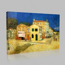 Van Gogh-The house of Vincent Stampa su Tela