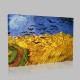 Van Gogh-Wheatfield with Crows Stampa su Tela