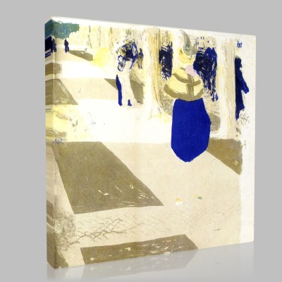 Edouard Vuillard-The Avenue, lithographs Stampa su Tela Edouard Vuillard-The Avenue, lithographs Stampa su Tela